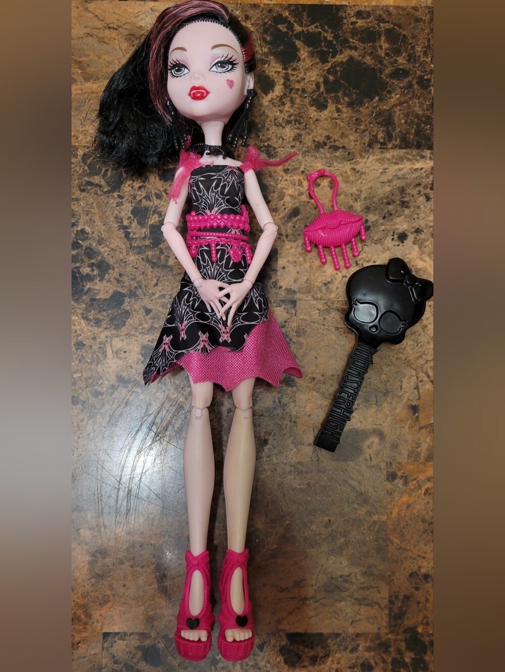 G1 Monster High Fright,Camera,Action Draculaura